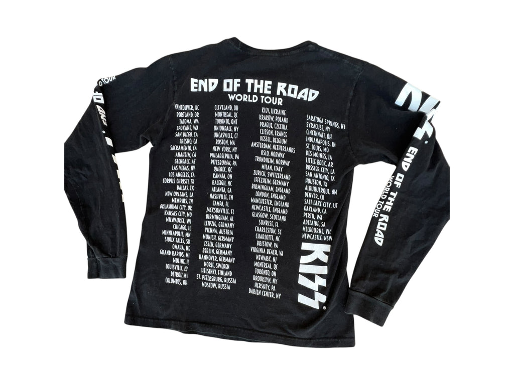 KISS End Of The Road Wolrd Tour Long Sleeve Graphic Shirt