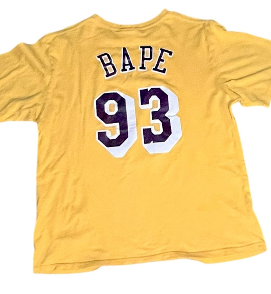 Bape x Mitchell&Ness Lakers tee