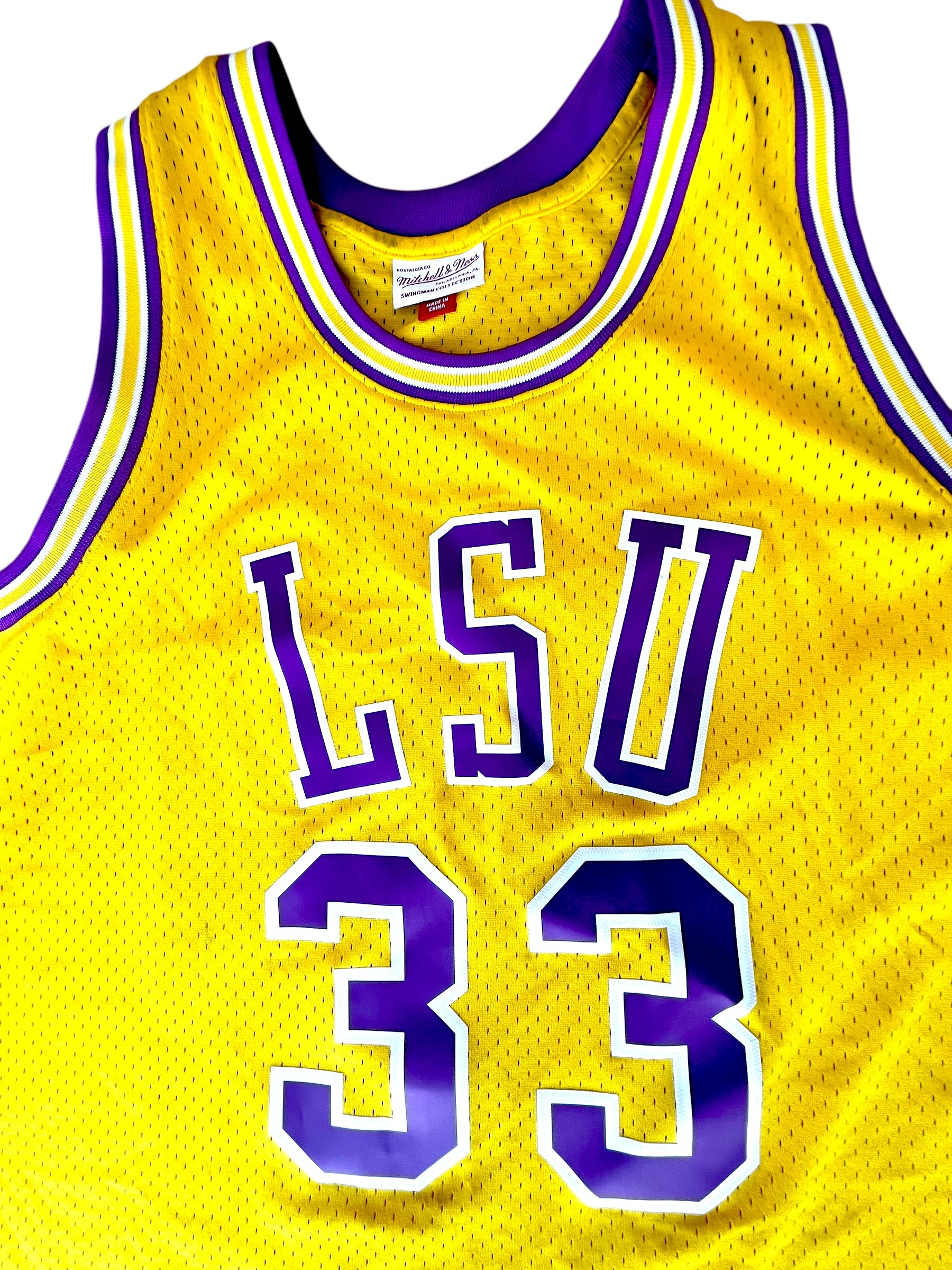 Shaquille O’Neal LSU college Jersey x Mitchel&Ness l