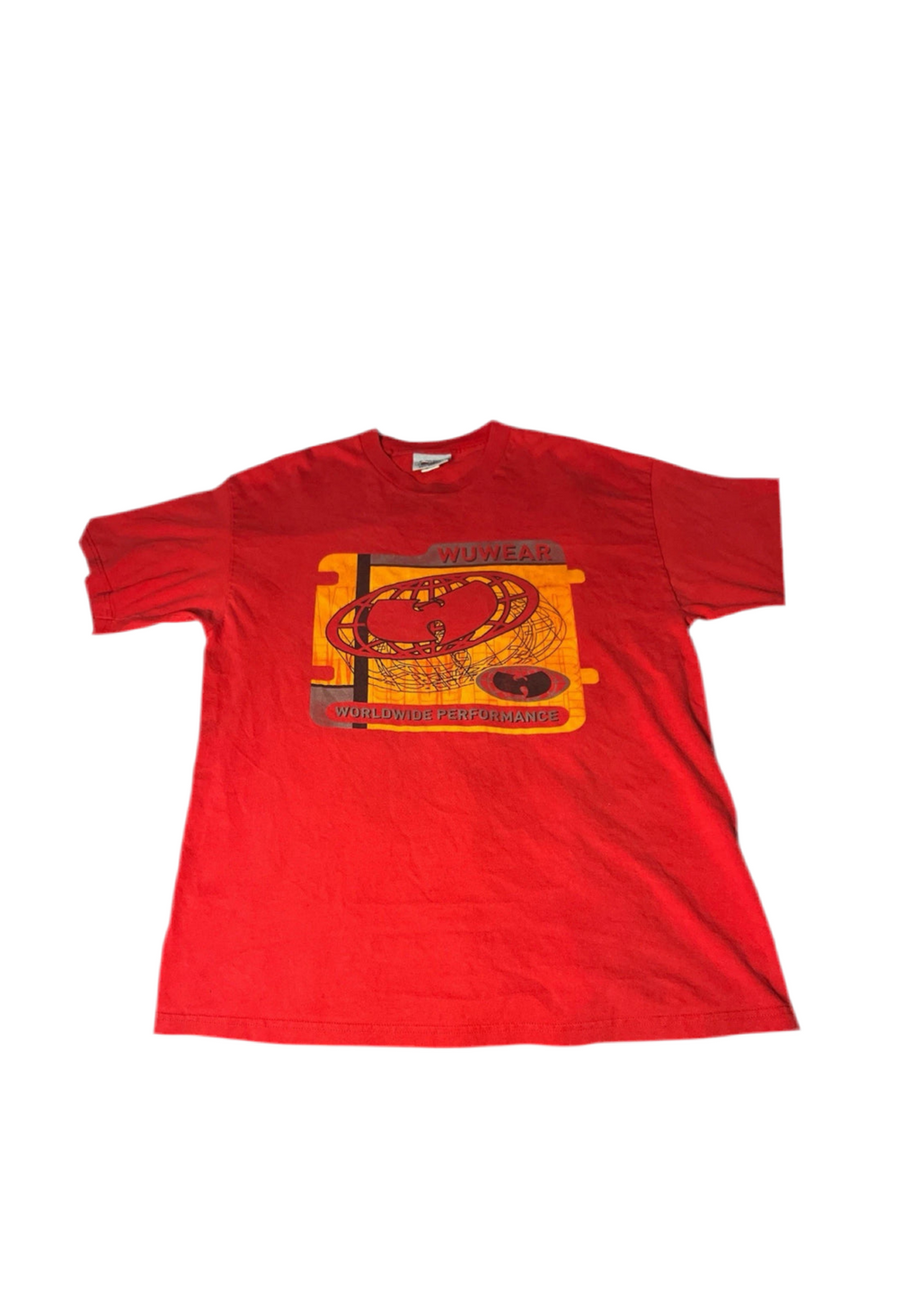 VTG Wu-Wear “Worldwide Performance” Tee (Red, 90s)