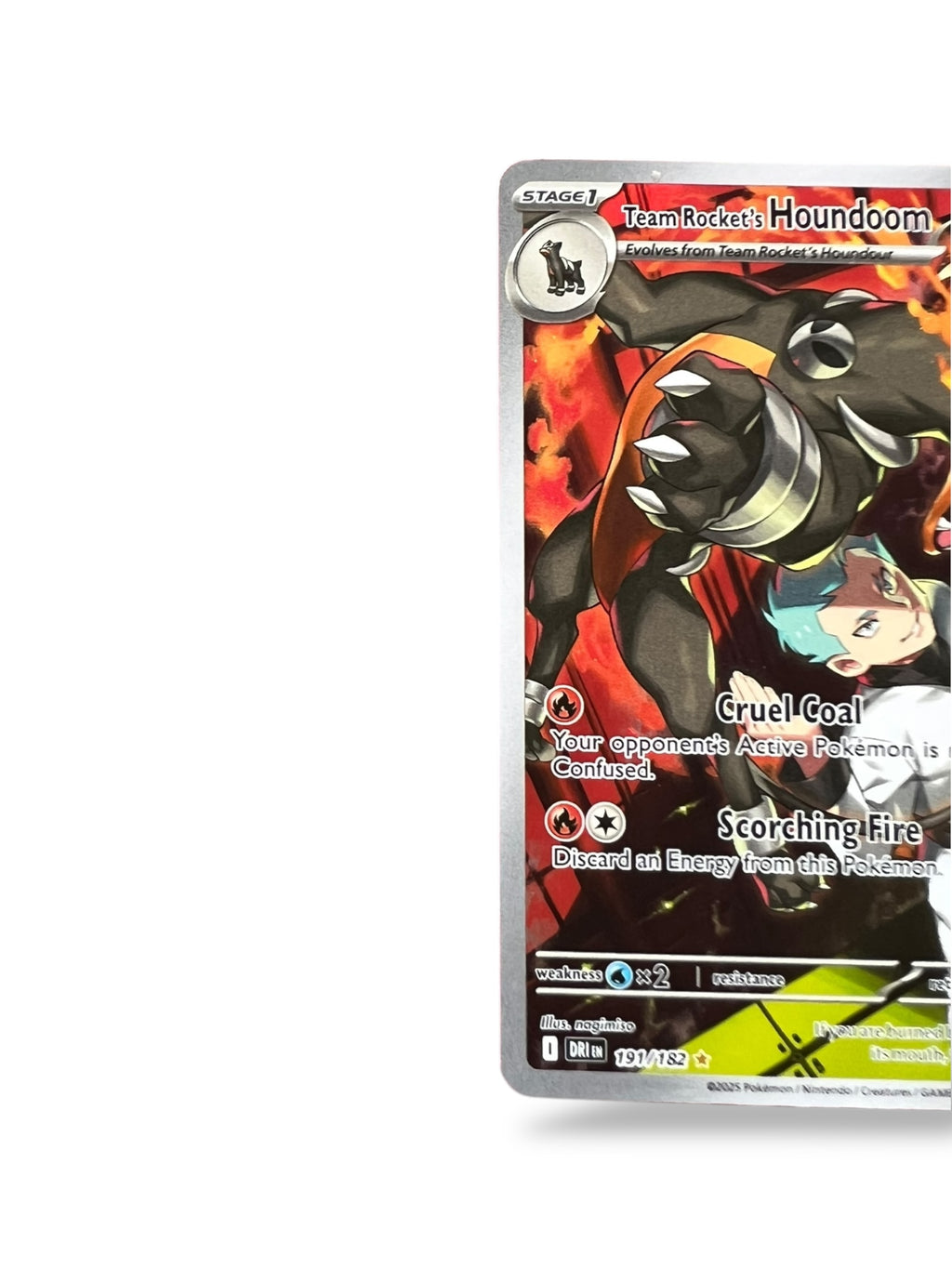 Team Rocket's Houndoom 191/182 Sv10: Destined Rivals Holo
