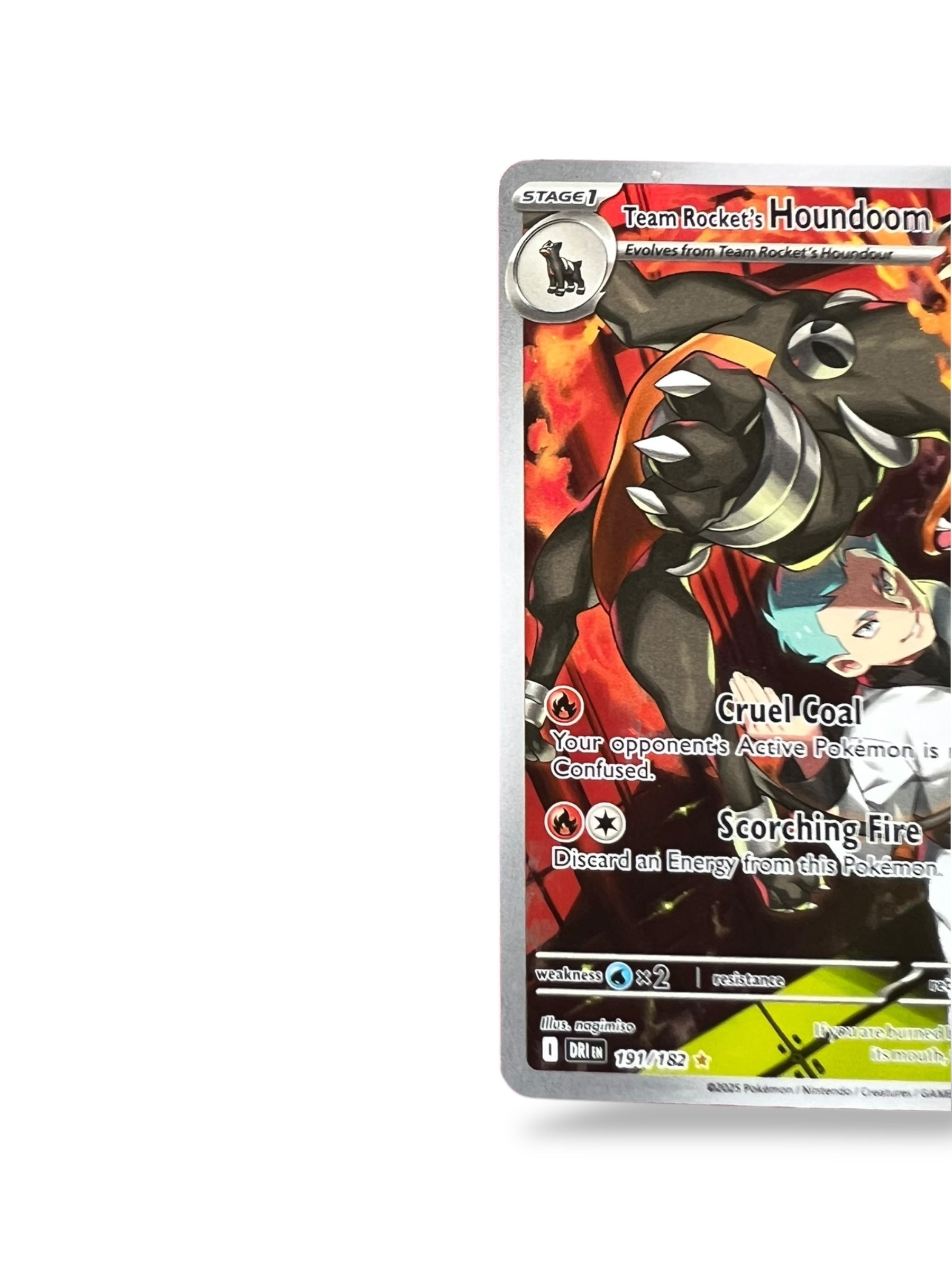Team Rocket's Houndoom 191/182 Sv10: Destined Rivals Holo