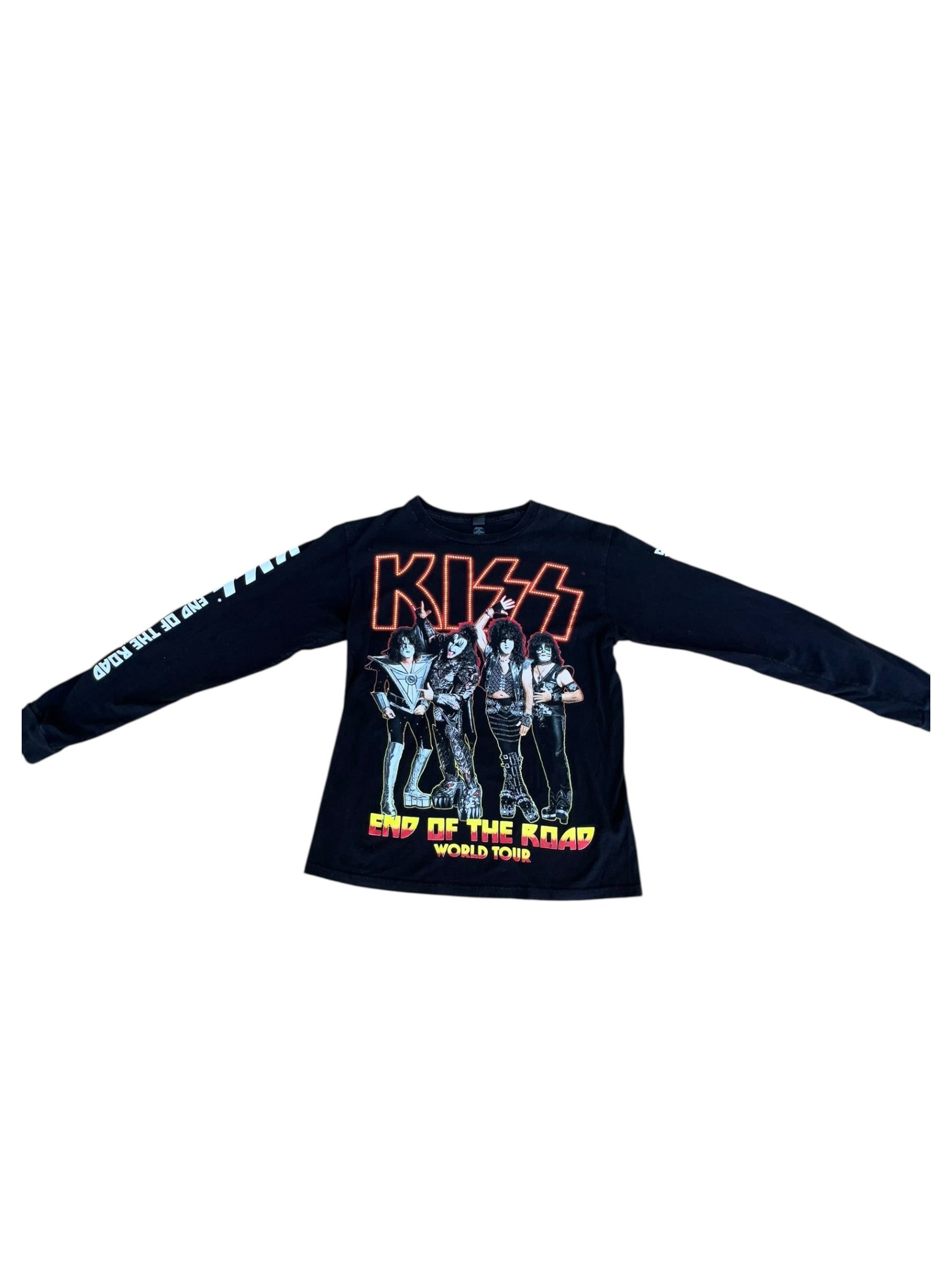 KISS End Of The Road Wolrd Tour Long Sleeve Graphic Shirt