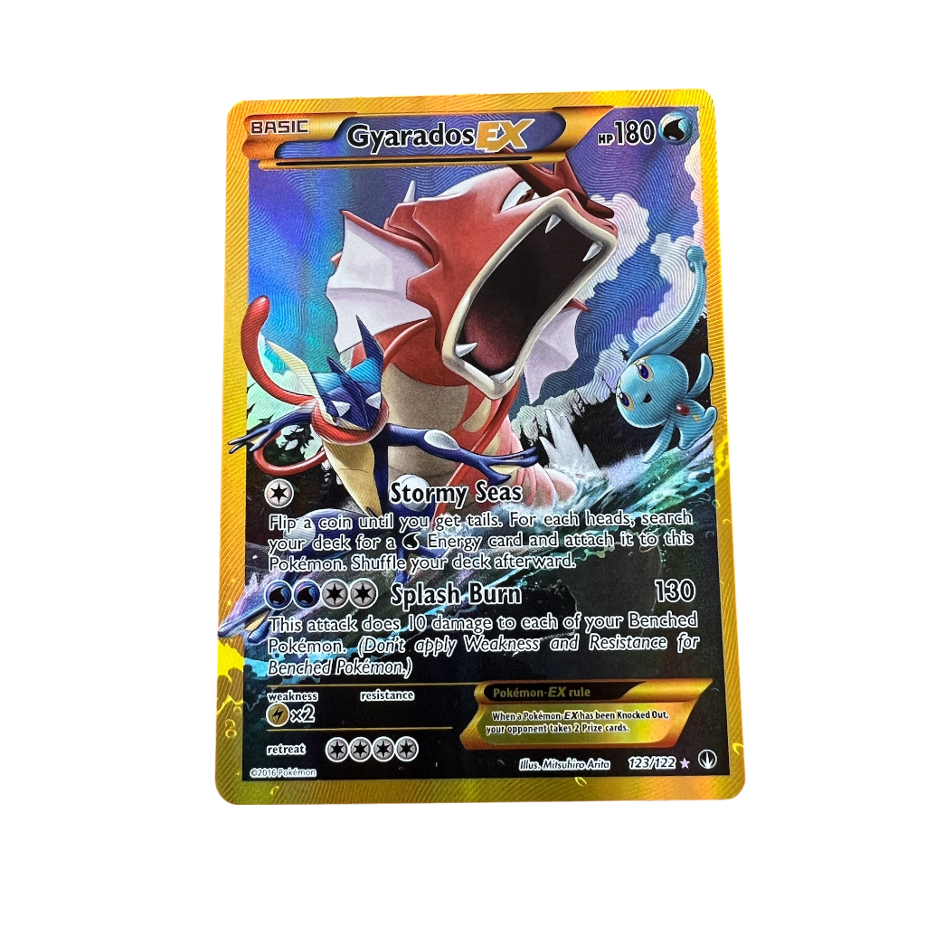 Gyarados EX – XY BREAKpoint 123/122 (Secret Rare, Full Art)
Condition: Near Mint