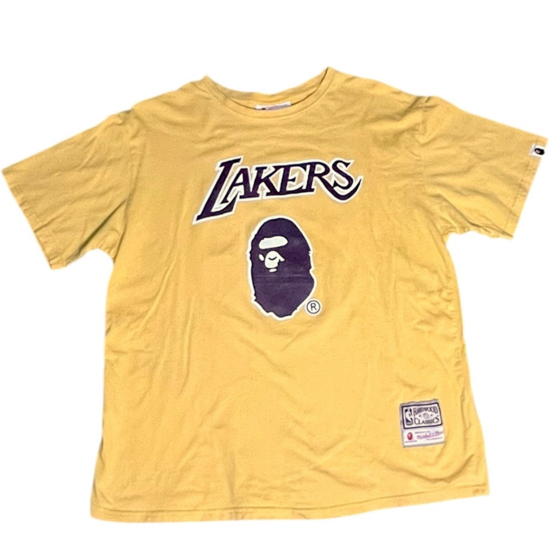 Bape x Mitchell&Ness Lakers tee