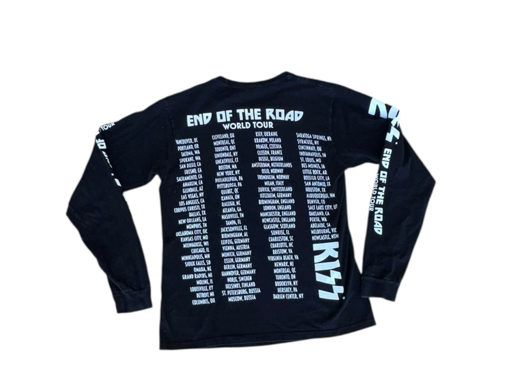 KISS End Of The Road Wolrd Tour Long Sleeve Graphic Shirt