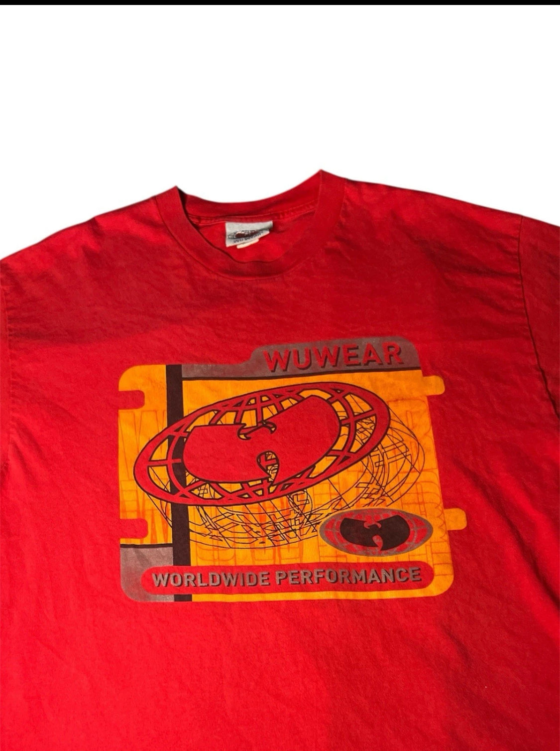 VTG Wu-Wear “Worldwide Performance” Tee (Red, 90s)