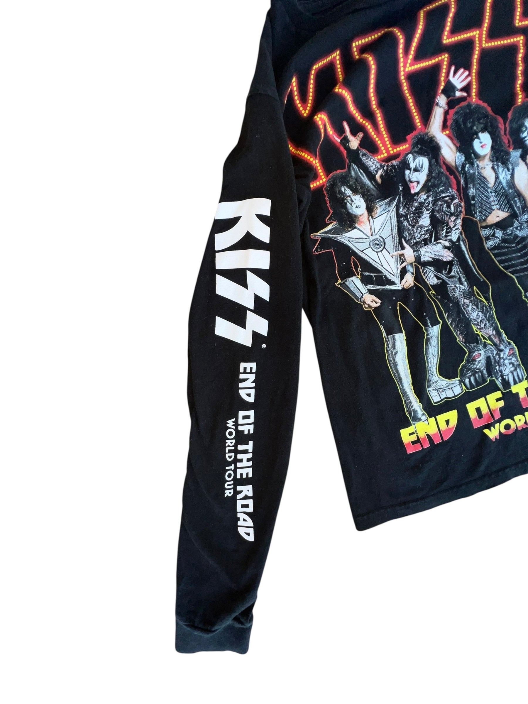 KISS End Of The Road Wolrd Tour Long Sleeve Graphic Shirt