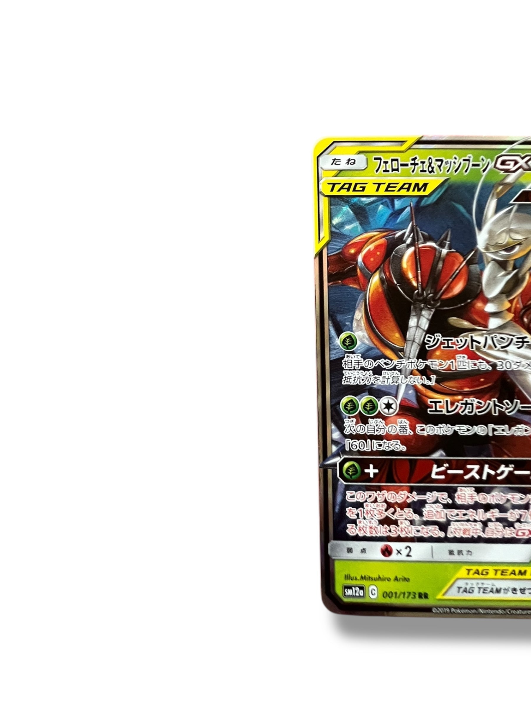 Pheromosa & Buzzwole GX – TAG TEAM (Japanese SM12a #001/173 RR)