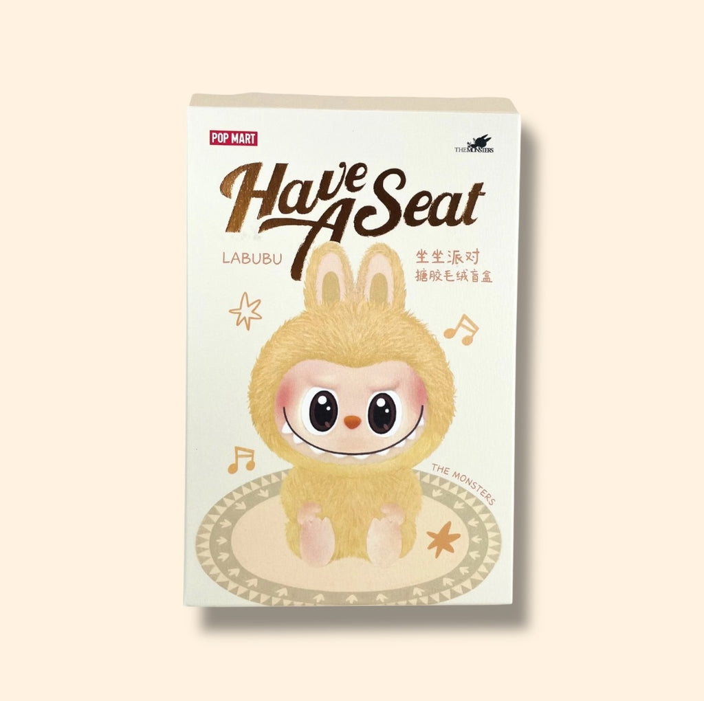 POP MART Labubu The Monsters Have A Seat Series Vinyl Plush Figure Toys Dolls