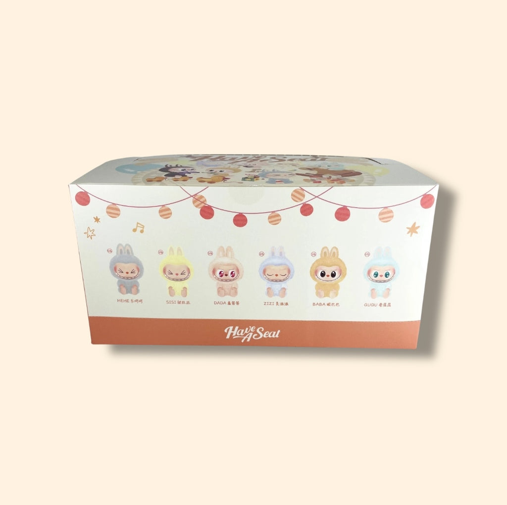 POP MART Labubu The Monsters Have A Seat Series Vinyl Plush Figure Toys Dolls