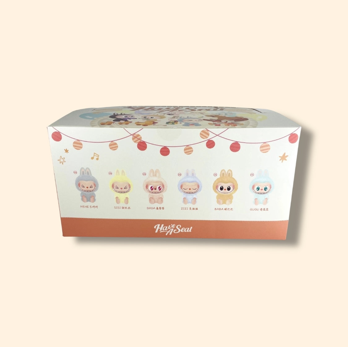 POP MART Labubu The Monsters Have A Seat Series Vinyl Plush Figure Toys Dolls