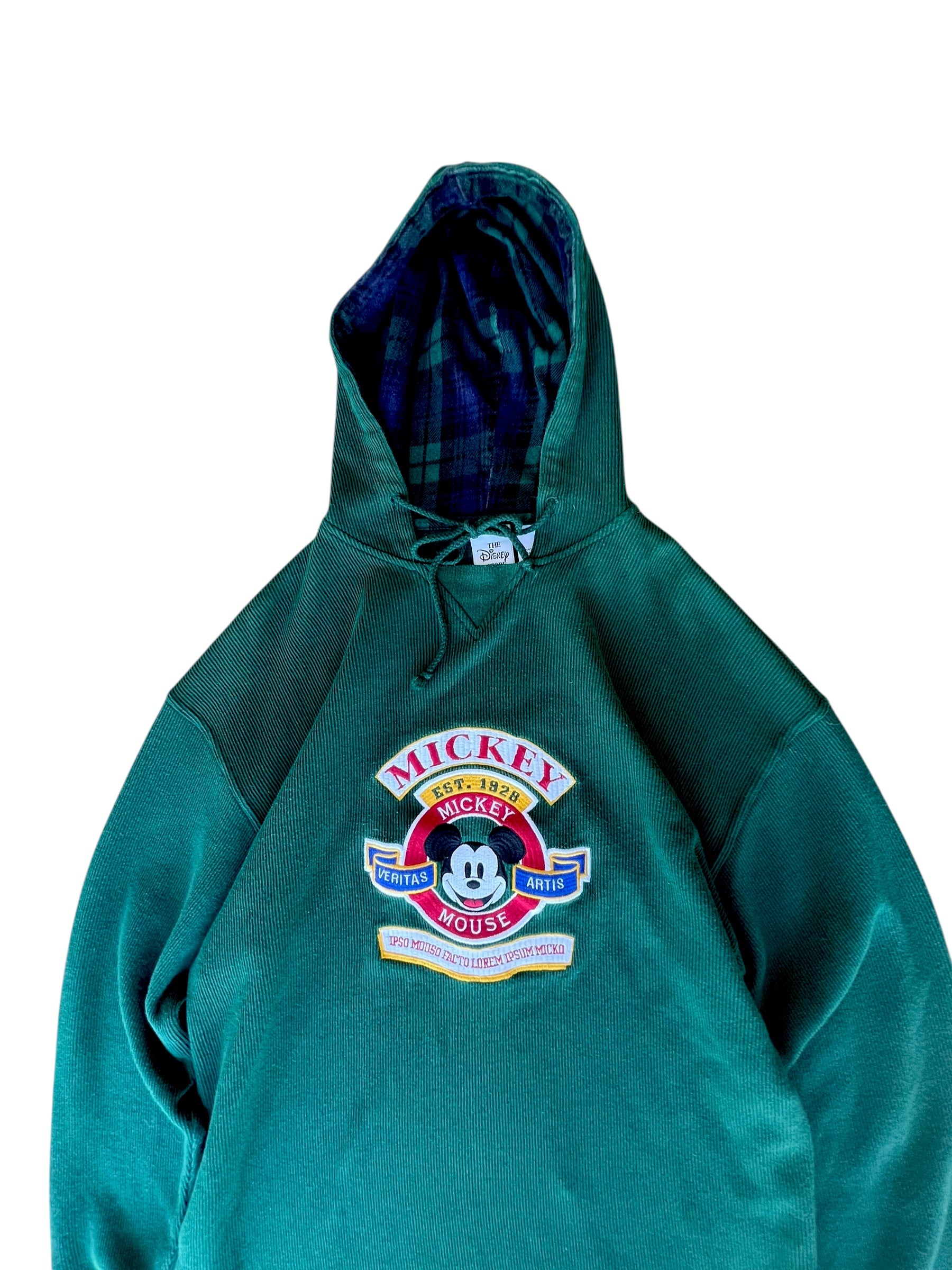 Vintage Mickey Mouse Green Pull-over